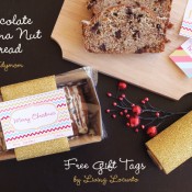 Christmas Gift Tags for Quick Bread from LivingLocurto at TidyMom.net