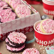 Easy Peppermint Cake Mix Cookies at TidyMom.net