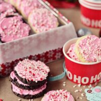 Easy Peppermint Cake Mix Cookies at TidyMom.net