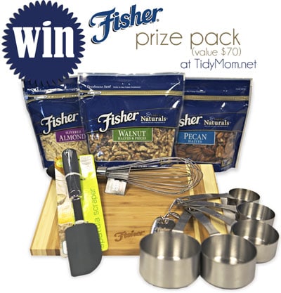 Fisher Nuts Prize Pack Giveaway at Tidymom.net