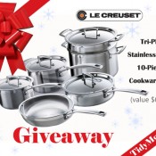 LeCreuset Cookware (value $650) Giveaway at TidyMom.net