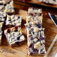 Raspberry Almond Bars recipe at Tidymom.net