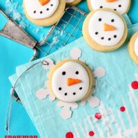 Snowman Cookies at TidyMom.net