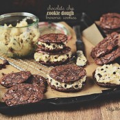 Chocolate Chip Cookie Dough Brownie Cookies at TidyMom.net