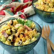 Creamy Italian Skroodle Salad recipe at TidyMom.net