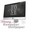 FREE February Background Wallpaper at TidyMom