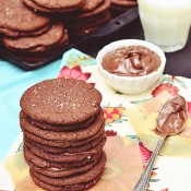 Salted Chocolate Nutella Sandwich Cookie