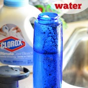 Clean mold with Clorox and water at TidyMom.net