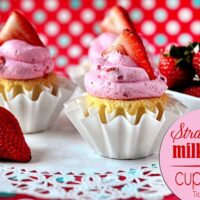 Strawberry Milkshake Cupcakes TidyMom