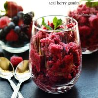 Vitamin Burst Acai Berry Granita #recipe at TidyMom.net
