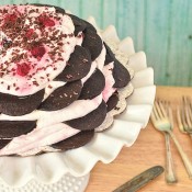 Easy, no-bake Raspberry Icebox Cake at TidyMom.net