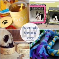 12 DIY Essentials For the Pampered Pooch at TidyMom.net