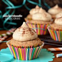 Snickerdoodle cupcakes at TidyMom.net