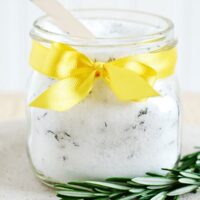 DIY Lemon Rosemary Bath Salts | recipe at TidyMom.net