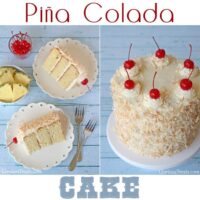 Pina Colada Cake by Glory Albin | recipe at TidyMom.net