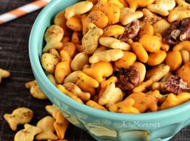 Spicy Ranch Goldfish Snack Mix at TidyMom.net