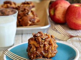 Apple Bacon Sticky Biscuits
