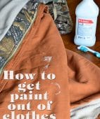 Find out how to get paint out of clothes at TidyMom.net