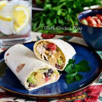 Greek Chicken Wrap