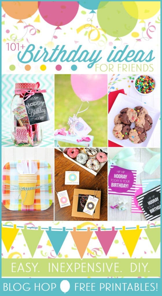 101 Birthday Gift Ideas for Friends Blog Hop at TidyMom.net