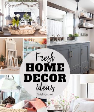 Fresh Home Decor Ideas at TidyMom.net