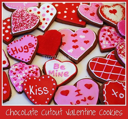 chocolate valentines. Chocolate {Valentine} Cutout