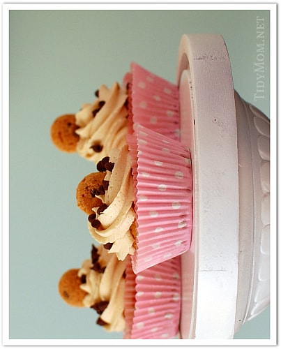 Chocolate Chip Cookie Dough Cupcakes