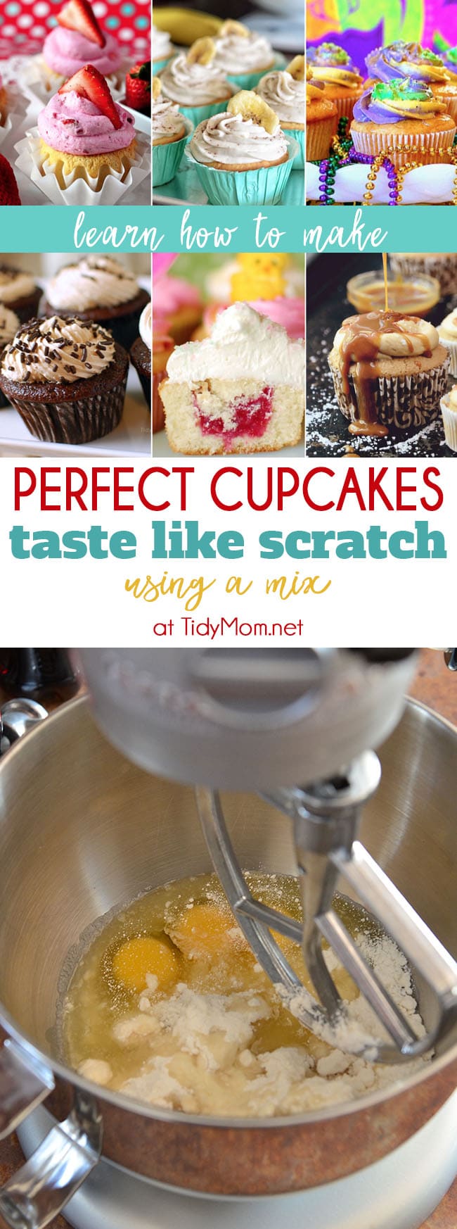 Perfect Cupcake Recipe using a mix