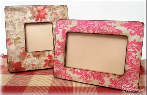 Mod Podge Picture Frame in Five Steps! - DIY Candy