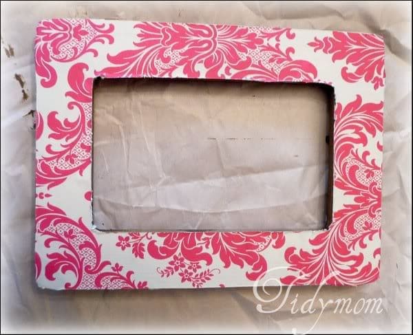 Mod Podge Picture Frame in Five Steps! - DIY Candy