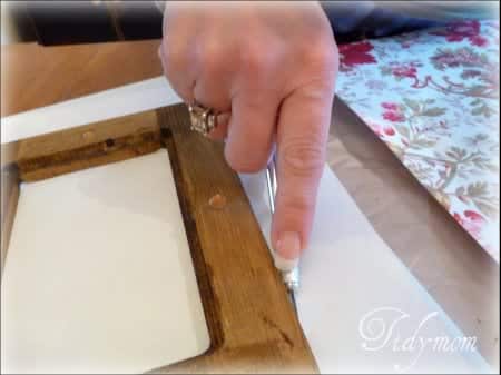 cut paper DIY frames