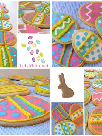 decorated Easter Cookies at TidyMom.net