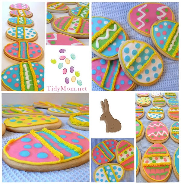 decorated Easter Cookies at TidyMom.net