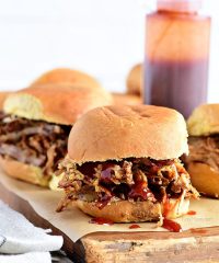 This Amazing Pulled Pork recipe is made in a slow cook roaster for a tender, juicy pulled pork sandwich that is always a big hit! Get this pulled pork recipe at TidyMom.net