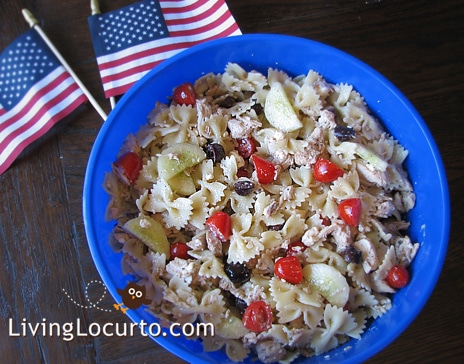 greek chicken pasta salad (guest poster)