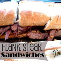 Flank Steak Sandwiches