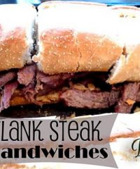 Flank Steak Sandwiches