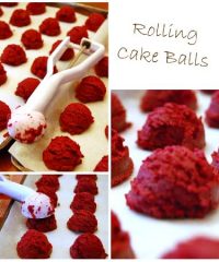 how to roll cake balls or cake pops at TidyMom.net