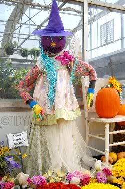 Flora pumpkin lady at Hillerman's Nursery