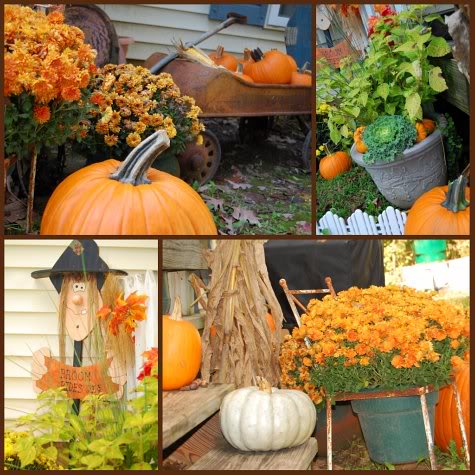 Fall outdoors decor at TidyMom