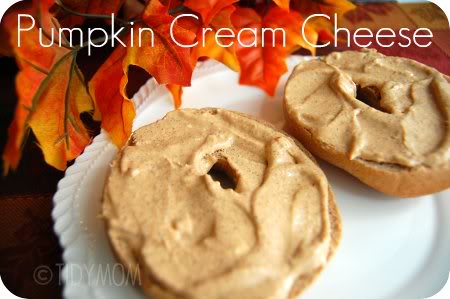 Pumpkin Cream Cheese recipe at TidyMom.net