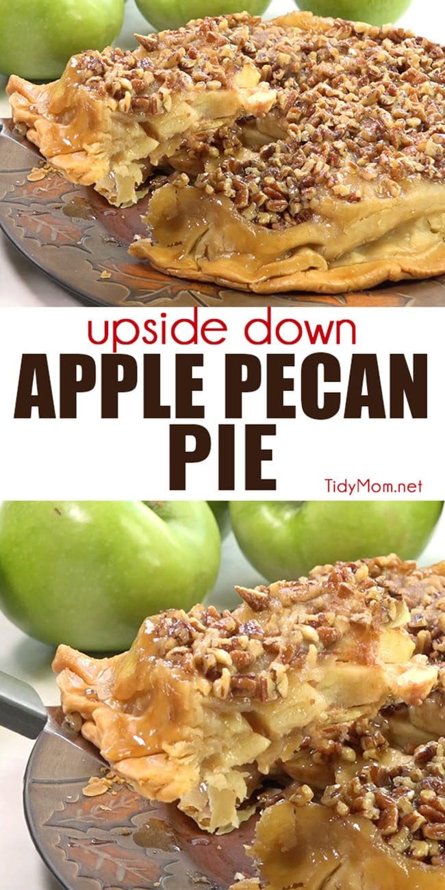 UpsideDown Apple Pecan Pie