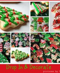 decorated Christmas cookies at TidyMom.net