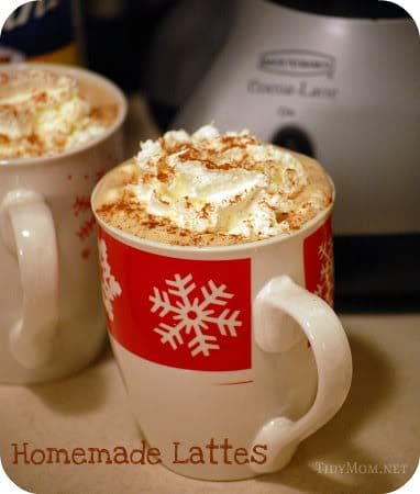 homemade latte