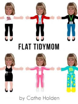 Flat Friends!! Print a Paper Doll of yourself or your kids! Pick one of 6 outfits and print off for fun! Learn more at TidyMom.net