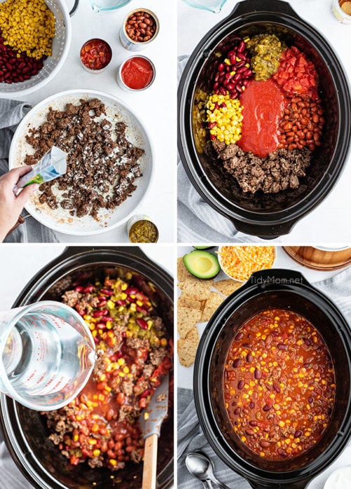 Slow Cooker Taco Soup {VIDEO} - TidyMom®
