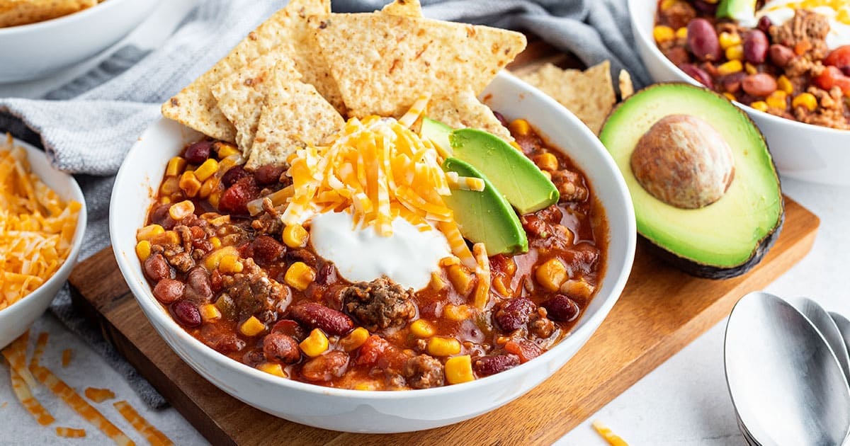 Slow Cooker Taco Soup • MidgetMomma