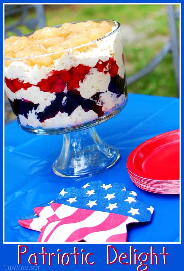 patriotic dessert stands