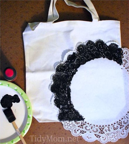 How to Stencil on a Canvas Tote Bag