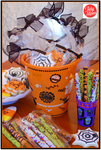 Bucket of Halloween Cookies